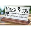 Physician Assistant Nameplate PA Gift - Solid Marble - Custom Name Plate for PAs