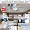 Nexete Smart Wi-Fi Ceiling Fan & Light Dimmer Remote Control Kit  Alexa Google
