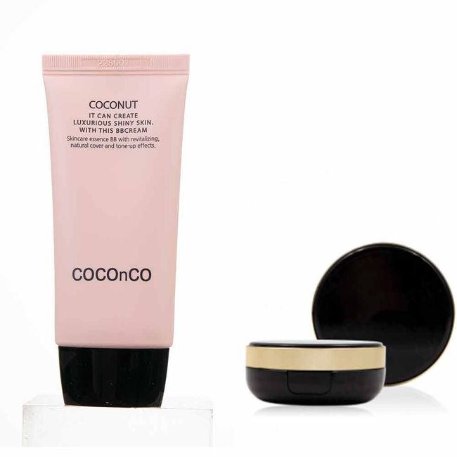 Coco&Co Coconut Radiance Essence Water Glow BB Cream + BB Cushion SPF50+PA++++ 50ml UV Protection Redness BB