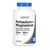 Nutricost, 2 PACK, Potassium + Magnesium, 240 Capsules each (480 total!)