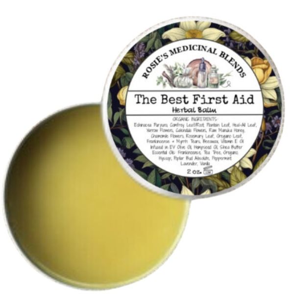 ORGANIC FIRST AID BALM | Cuts | Scrapes | Wounds | Infections | Bug Bites & More