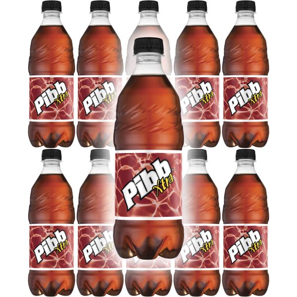 Pibb Xtra Soda, 20 Fl Oz Bottle (Pack of 8, Total of 160 Fl Oz)