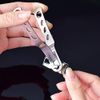 2 Pcs Stainless Steel Nail Clippers, 360 Degree Rotating Head Fingernail & Toenail Cutter Trimmer Tools for Personal Hand/Foot Care, Manicure and Pedicure