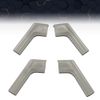 PIT66 RV Rain Gutter Spout Long Version Gutter Spout 3 1/2" Long 4pcs Gray