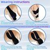 ZIGTAIL Dog ACL Knee Brace, Supportive Canine Leg Wrap, Black (S)