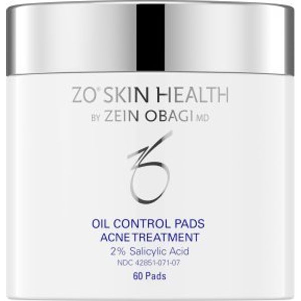 ZO Skin Health Oil Control Pads Acne Treatment, 2% Salicylic Acid- 60 pads formerly called"ZO MEDICAL Cebatrol"