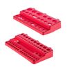 KADAX Tool Carrier, Red Plastic Tool Rack, 19 cm, 2 Shelves, Workshop & Garage