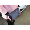 Loni Sparkly Sequin Party Evening Clutch Shoulder Bag, Red, M