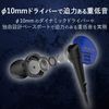 Elecom Stereo Headphone (with Microphone) Ear Plug Type φ3.5 Blue