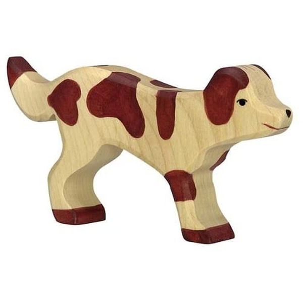 Holztiger Farm Dog Toy Figure