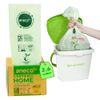 ANECO 100% Compostable Waste Bags 2.6 Gallon, Extra Thick Kitchen Small Compo...