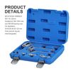Adjustable Hook And Pin Wrench Tools Set With C Spanner Tool Kit 35- 120mm 8pc