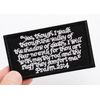 Psalm Patch 23:4 Velcro Attachment Military Airsoft Embroidery Patch