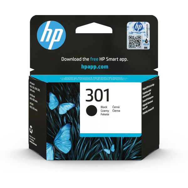 HP CH561EE 301 Original Ink Cartridge, Black, Single Pack