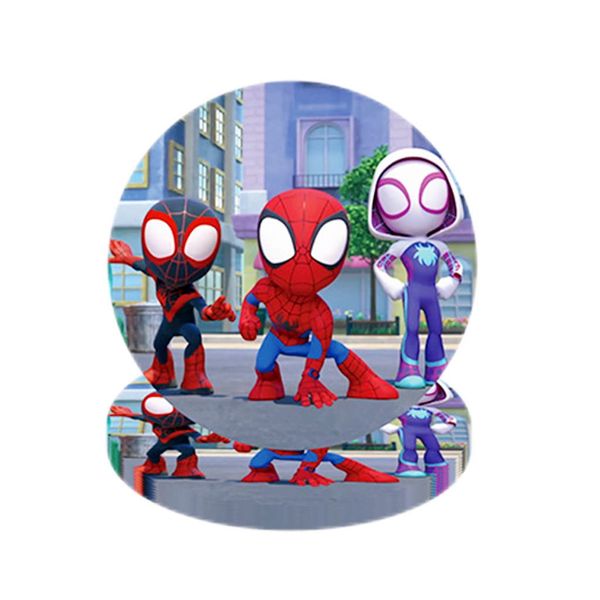 Spiderman Party Paper Plates 7 inch for Boys Birthday,10Pack Superhero Plates Spiderman Table Decorations Paper Plates for Kids Spiderman Birthday Party Supplies Decorations,Superhero Party Favor