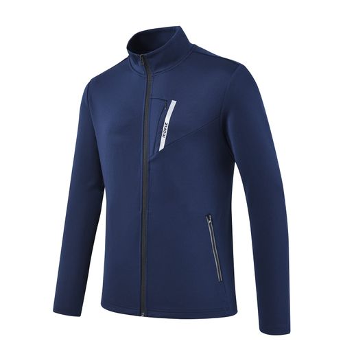 MoFiz Men's Tracksuits Full Zip Long Sleeve Solid Jogging Sets Active Jackets Pants 2 Piece Sport Suit For Men's Outfits Navy XL