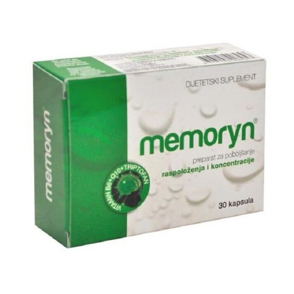 MEMORYN CAPSULES A30 ( Natural preparation for improving mood and concentration)