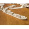 N SCALE  WATERLINE CONTAINER SHIP  BOAT  3d print Unpainted Kit.