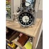 Battery Alarm Clock Silent Bedside Non~Ticking Glow-in-the-Da