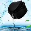 Keedolla 2 Pack Denture Bath Case Partial Denture Cup Retainer Cleaning Container, Denture Wash Container Retainer Bath Box Cup Case - Black and White