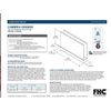 FHC Cambria Grande Series Top Or Bottom Pivot Hinge - Matte Black