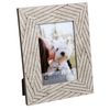 Malden International Designs 4x6 Picture Frame Textured Pattern Cream