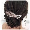 Cimenexe Bohemian Leaf Hair Comb Gold Leaf Headpiece Leaf Hair Barrette Vintage Headwear Hairpiece Decorative Wedding Comb Hair Accessories Jewelry for Women and Girls Gifts