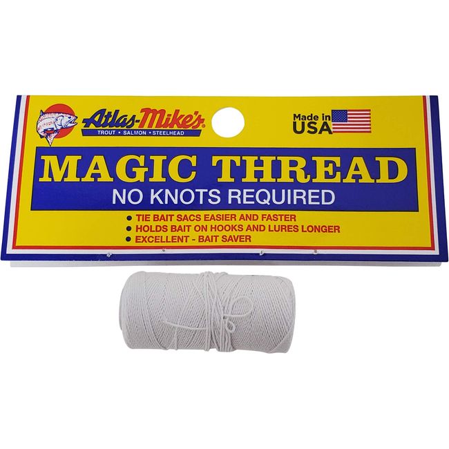 Atlas Mike's Thread, 100-Feet, White