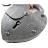 Large Antique Reproduction Heart Padlock with Key