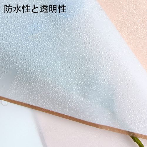 CINECE Wrapping Paper, For Bouquets, 8 Colors, 20 Sheets, 22.8 x 22.8 inches (58 x 58 cm), Waterproof, Translucent, Opp, Stylish, Gold Frame, Flowers, Liquor, Present, Florist (White)
