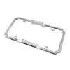 Chrome Queen Bling License Plate Frame w/ Clear Diamond Crystals