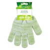 EcoTools Bath & Shower Gloves, Recycled Netting, Exfoliating, Gentle Cleansing for Whole Body, Fits All Hands, Green, 1 Pair