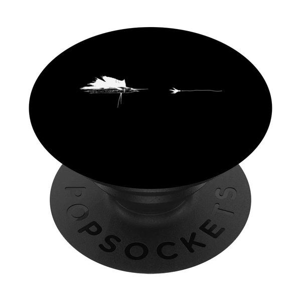 Graphic Fly Fishing Hook Line - Fish Sailfish PopSockets Swappable PopGrip
