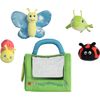 ebba - Baby Talk - 8" My Critter Keeper - Interactive Butterfly Bug Rattle Set