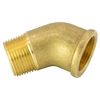 VARIOSAN Angle 45° 15259, 1" IG/AG, Brass, Suitable for Drinking Water