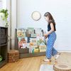 Single-Sided Book Display, Classroom Bookshelf, Grey Wash