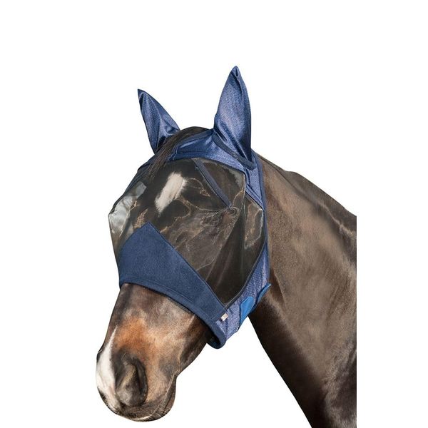 HKM High Professional Anti-fly mask Black L