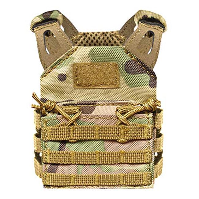 Tactical Beer Molle Vest Beverage Koozie Black