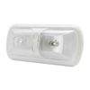 2 PACK RV 12v interior light w/switch Clear DOUBLE DOME Camper Trailer RV
