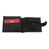 Wolf Black Leather Mens Wallet RFID Protection