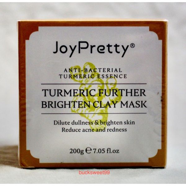 JoyPretty Turmeric Further Brighten Clay Mask - 7.05 oz - EXP 25 - SEALED BOX