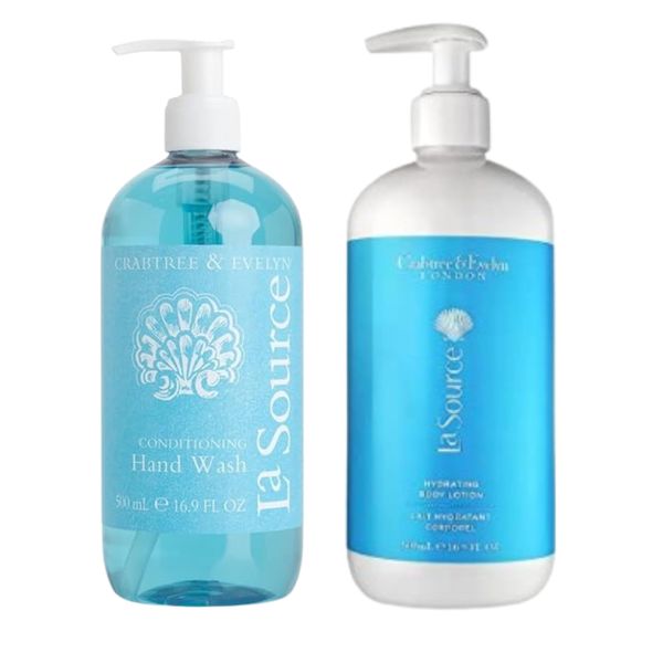 Crabtree & Evelyn Hand Soap and Hand Lotion Duo (Duo, La Source)