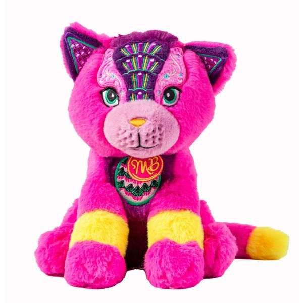 Monty Bojangles Official 23cm Persian Pink Cat Plush Toy - Soft & Cuddly Stuffed Animal, Includes Bespoke Drawstring Bag and Beautiful Gift Card