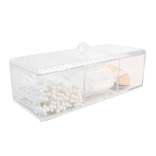 Beauty Cotton Swab Dust Blocking Storage Cotton Puff DIA Organizer_WED81AE