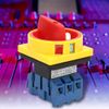 Rotary Cam 3-Pole 2-Position Load Circuit Breaker Switch - On-Off Power Selector (25A)