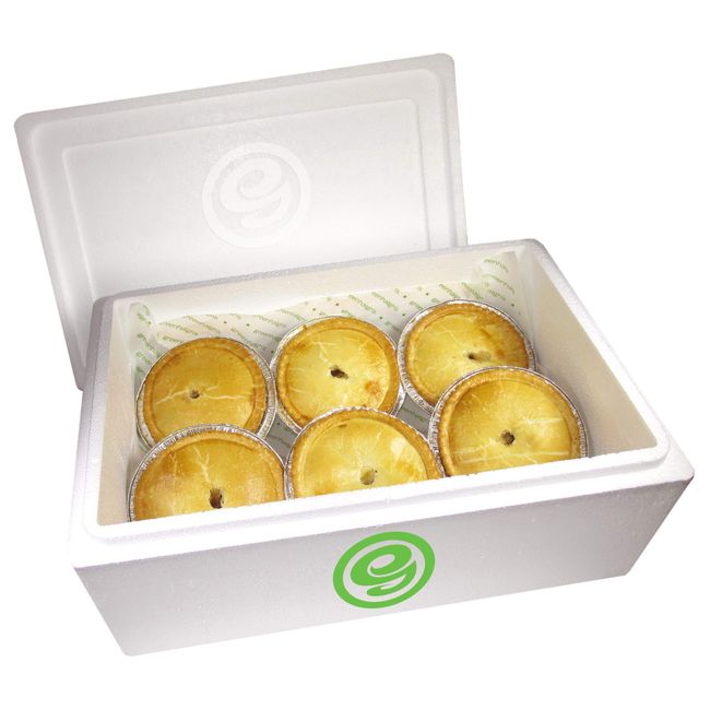 Greenhalgh's Meat And Potato Pie - Box Of 6 Meat and Potato Pies - Delicious And Freshly Baked For Our Loyal Customers - Reliable And Award-winning Family-owned Craft Bakery For Over 60 Years