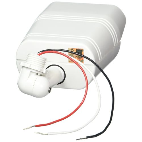 RAB Lighting GT500W Gotcha Outdoor Sensor with 110 Degrees View Detection, Polycarbonate, 500W Power, 120V, White, Multicolor