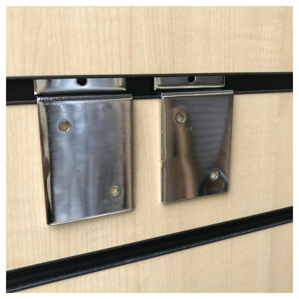 Complete Retail Source ltd Chrome Slatwall Back Plate. Cabinet/Picture/Frame/Panel Hanging Slatwall (5)