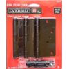 EVERBILT 4 inch Oil-Rubbed Bronze Square Corner Security Door Hinges - 12 Pack