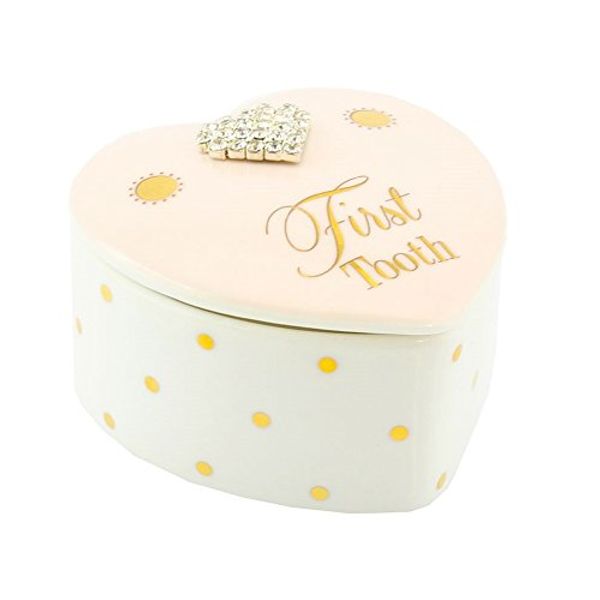 Mad Dots - First Tooth Trinket Box: Pink
